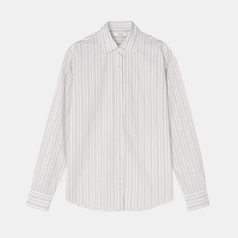 르에떼 Commute Stripe Shirt in Gray