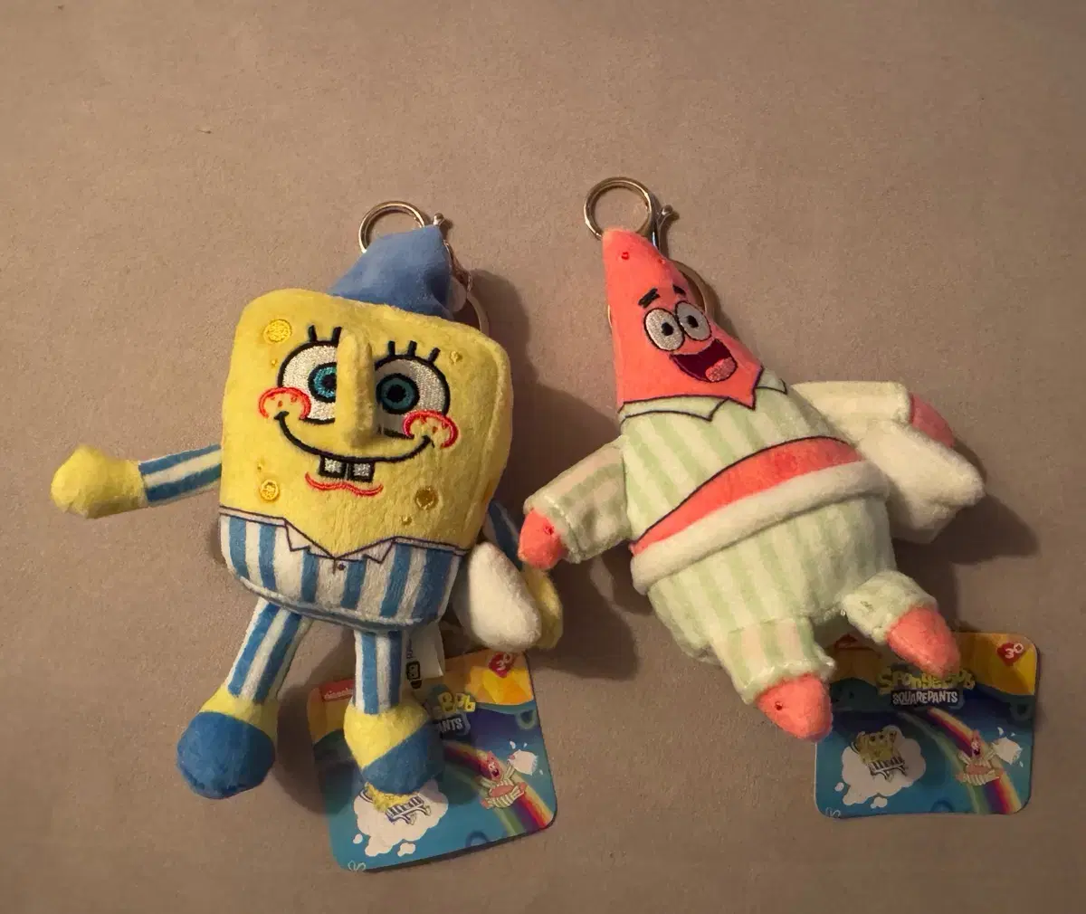 SpongeBob SquarePants keyring doll (Pajamavers).