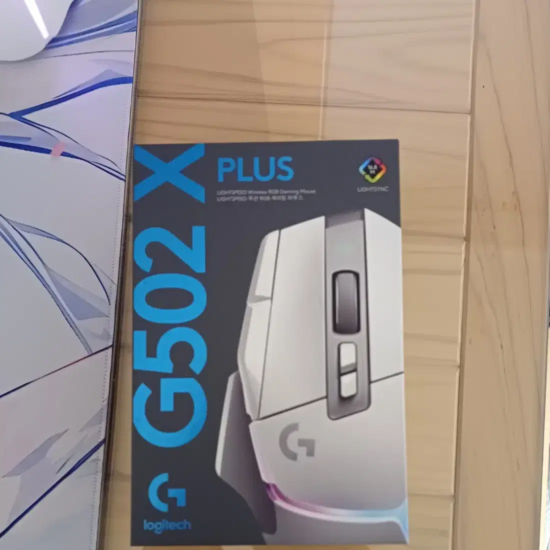 로지텍 G502 x plus 화이트