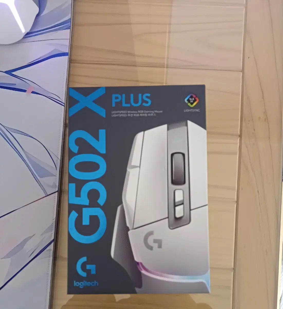 로지텍 G502 x plus 화이트