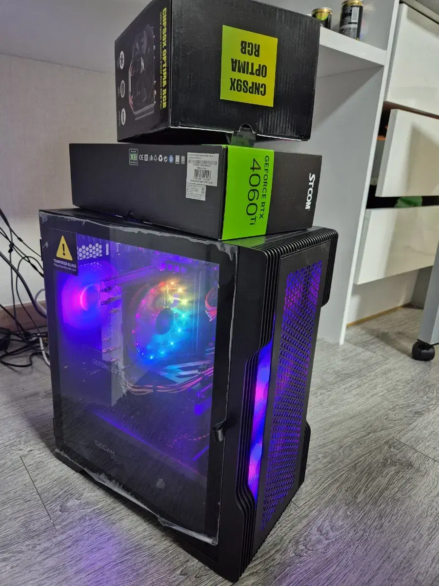 RTX4060TI 인텔i5-12400f 본체 새상품