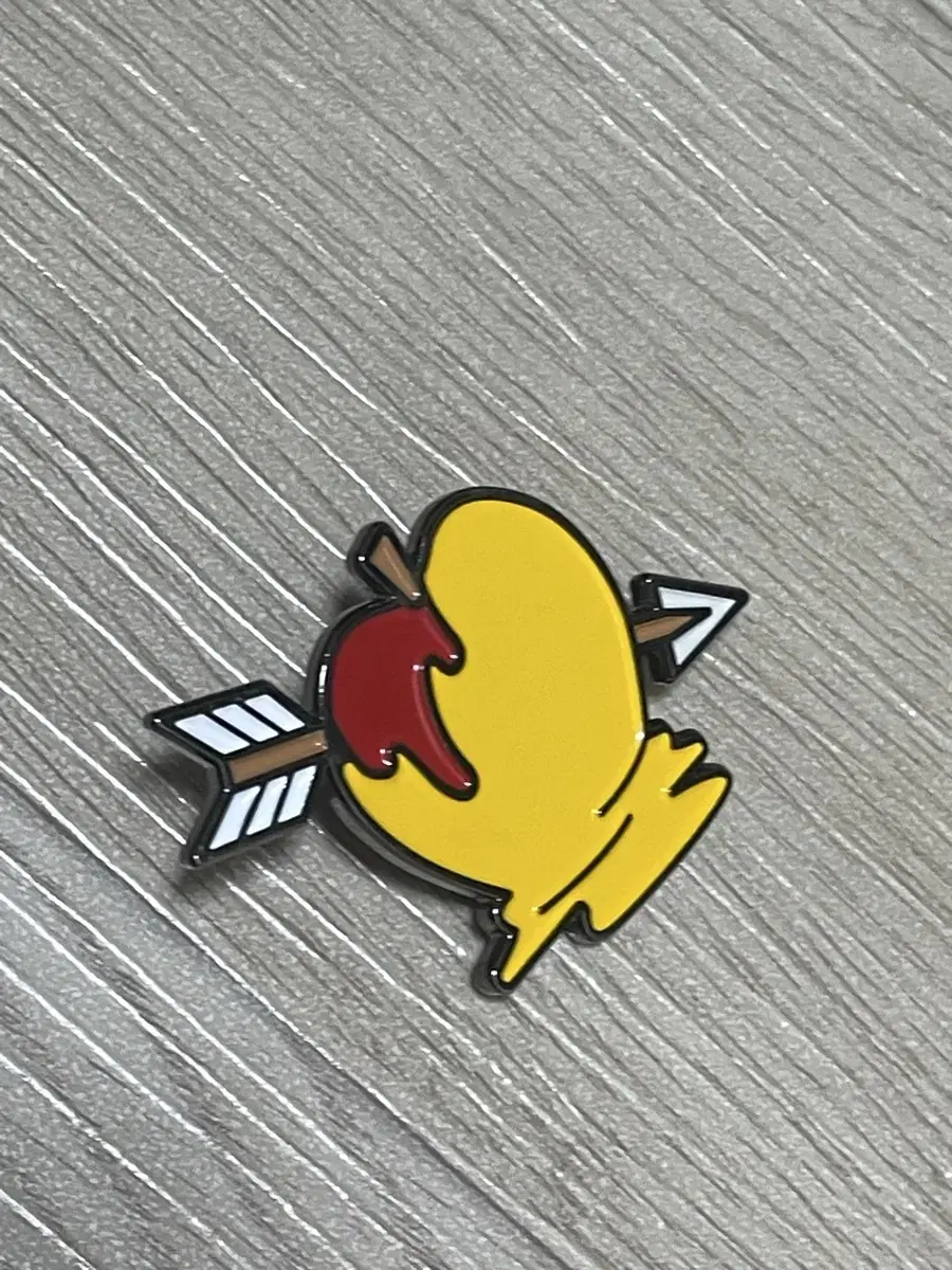 Sleepground Pixelated Golden Apple Pin Badge Merchandise