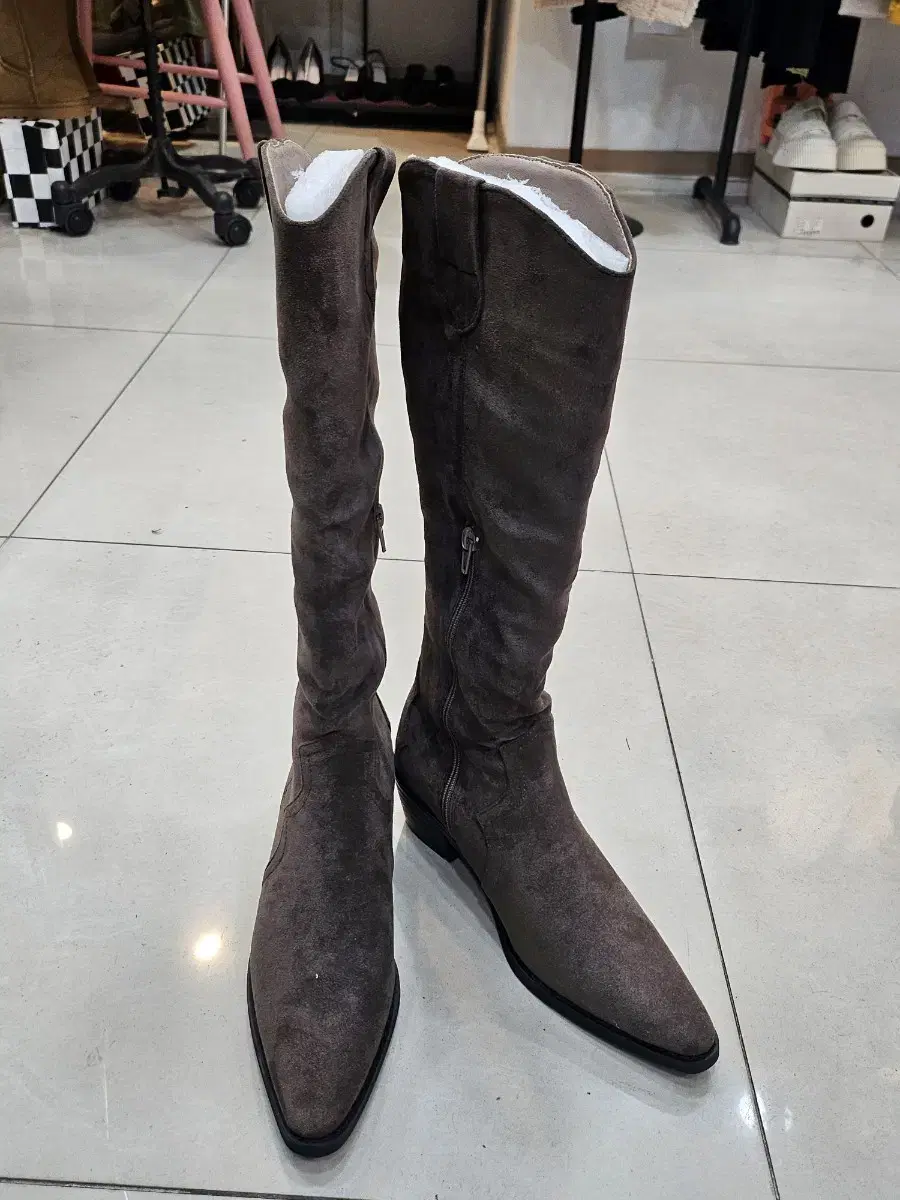 Women's Long Suede Boots (New)