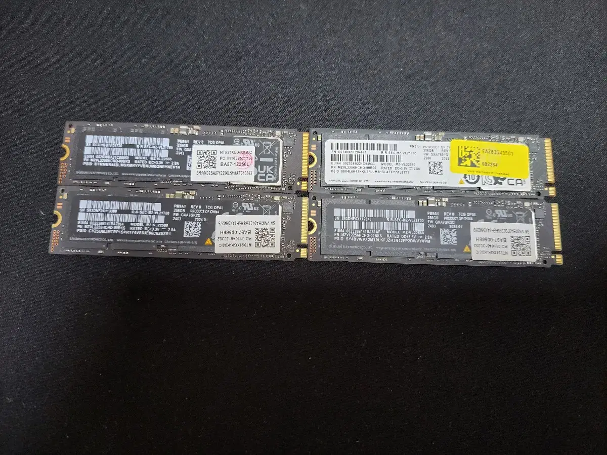 삼성 NVME SSD PM9A1 256GB