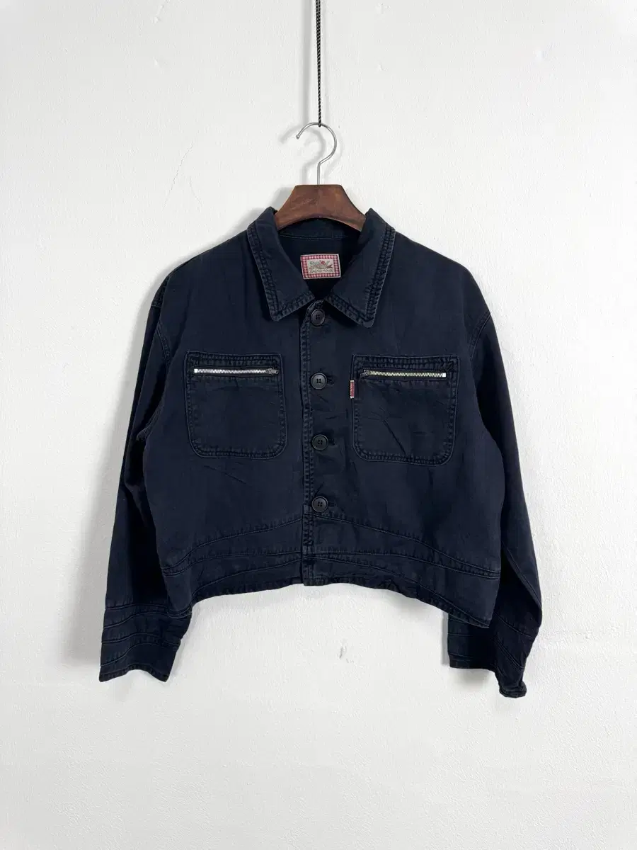 vintage cropped work jacket