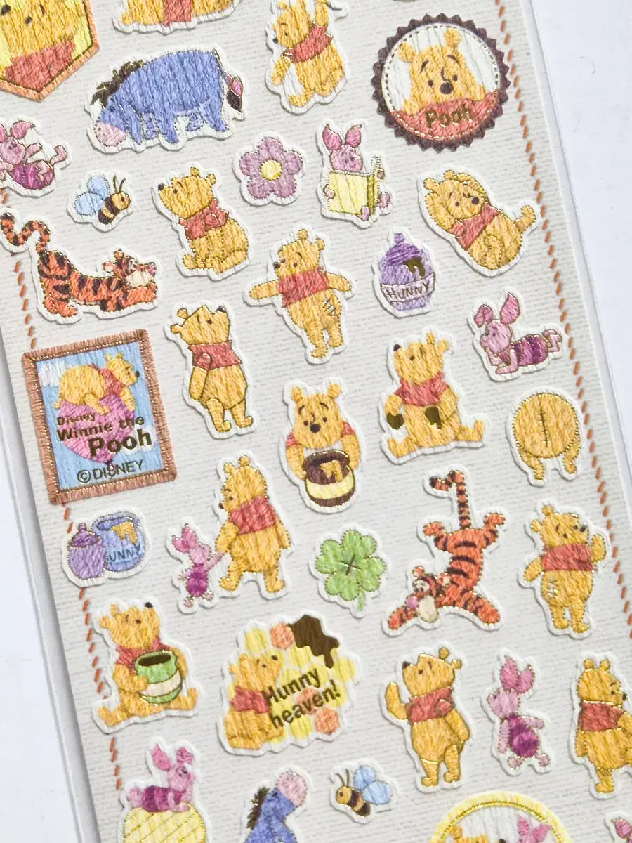 Winnie the Pooh Winnie the Pooh Mersry Embroidery Paper sticker Classic Stickers Mindwave