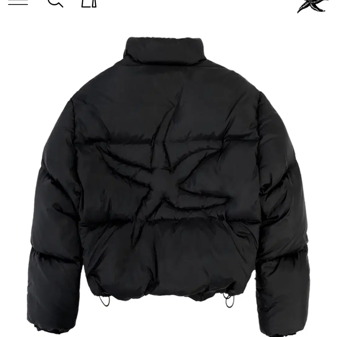 더콜디스트모먼트 TCM starfish logo puffer 패딩