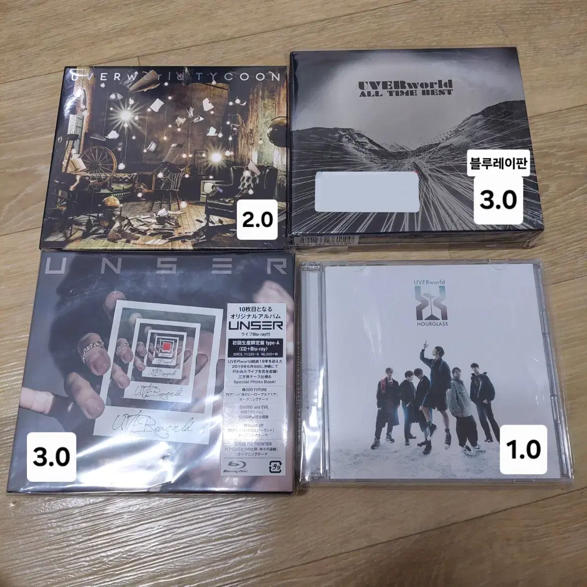 UVERworld 우버월드 싱글/앨범/콘서트 DVD 블루레이