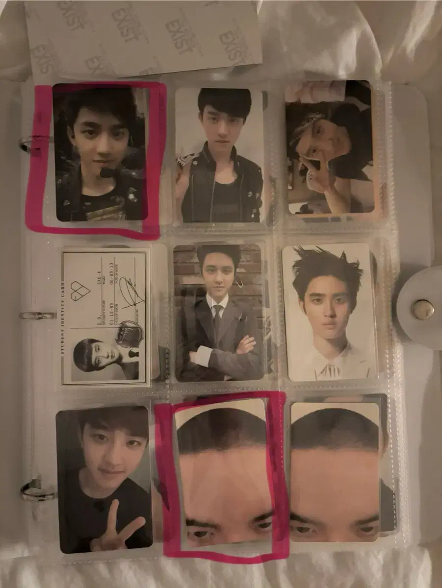 Quick sale) exo d.o. do kyungsoo photocard seasons greetings bulk wts