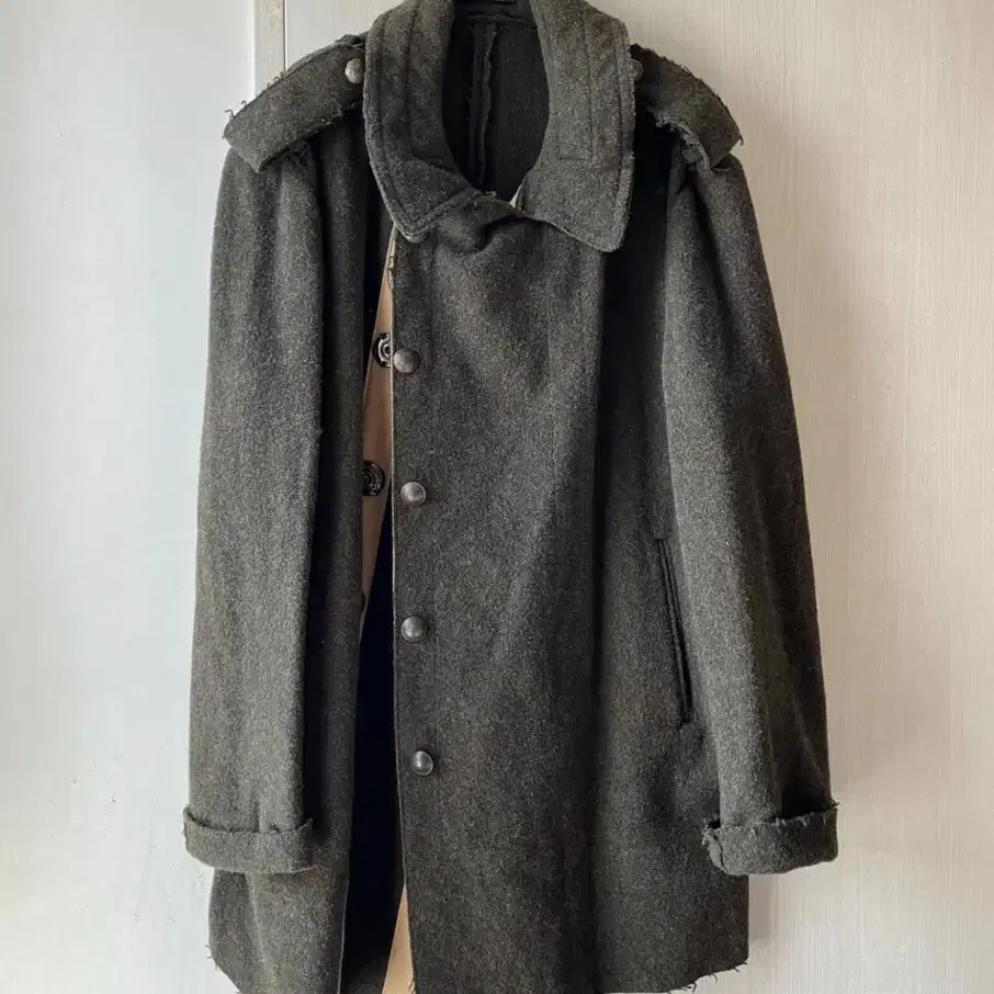 90s Yohji Yamamoto wool coat