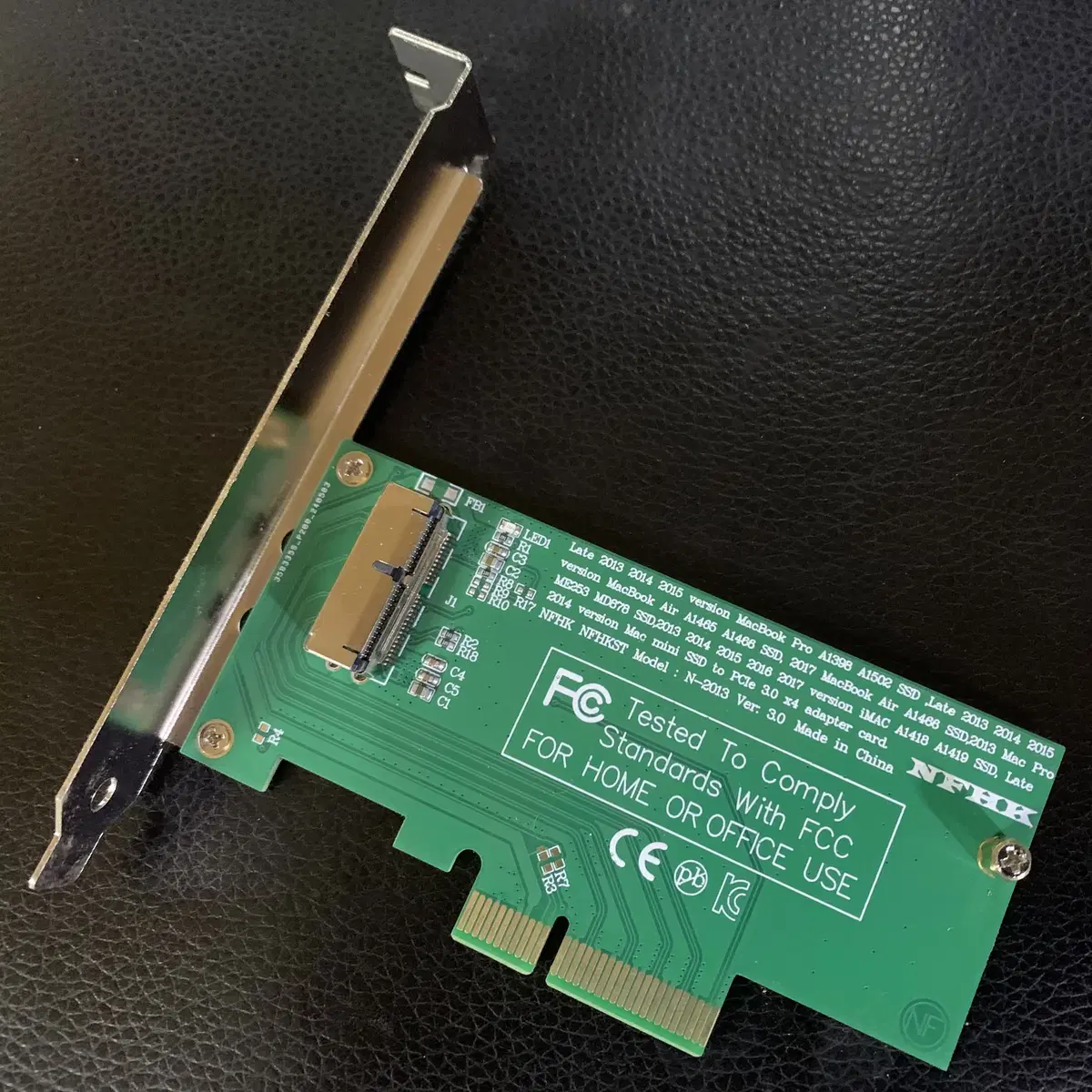 Apple SSD용 PCI-E 4X 어댑터 카드