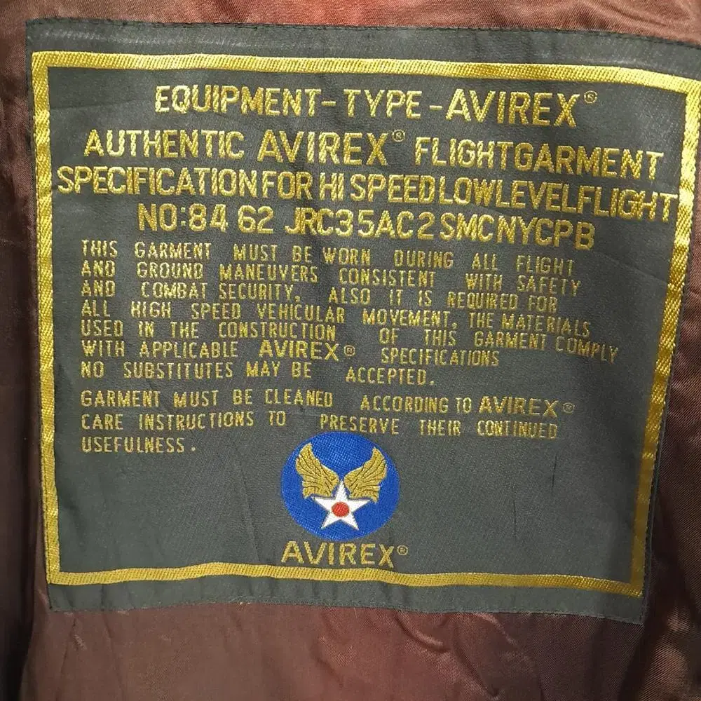 L~XL 아비렉스 70S USA A-2 가죽자켓 (CS311)