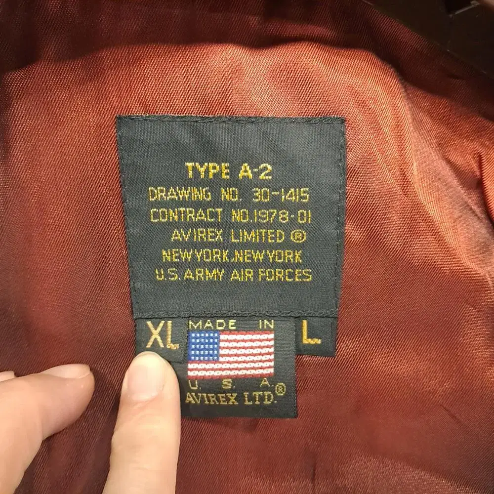 L~XL 아비렉스 70S USA A-2 가죽자켓 (CS311)