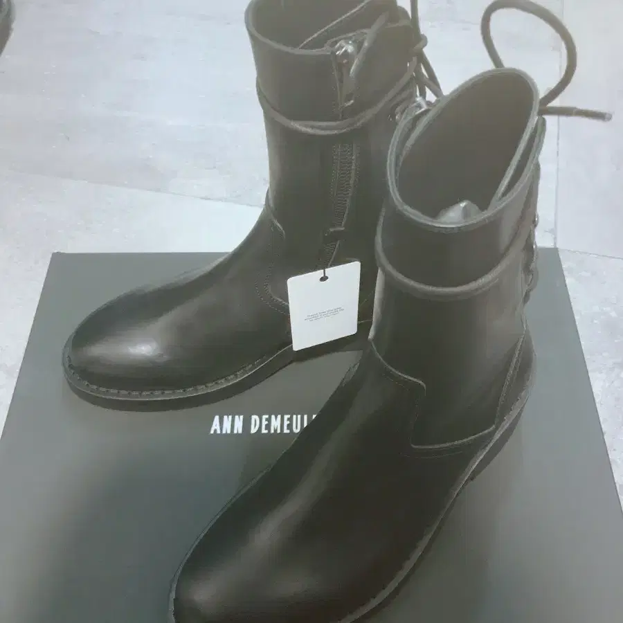 앤드뮐미스터 ann demeulemeester 백레이스 부츠