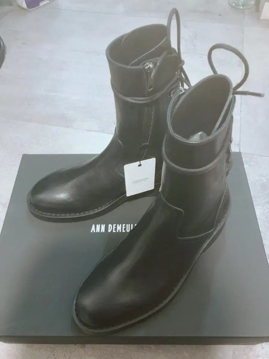 앤드뮐미스터 ann demeulemeester 백레이스 부츠