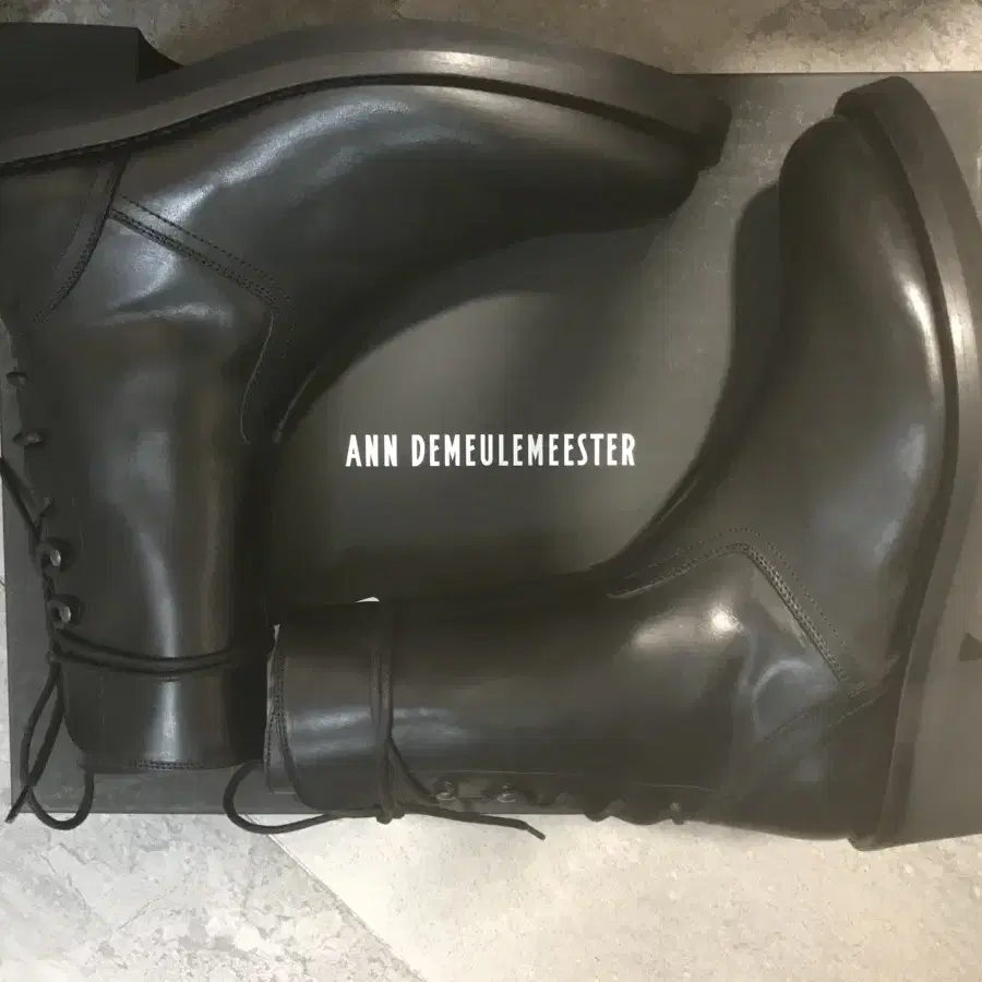 앤드뮐미스터 ann demeulemeester 백레이스 부츠