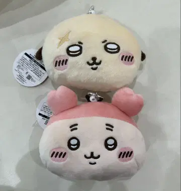 치이카와 (먼작귀) 봉제 인형 패스 케이스 파우치 랏코 게