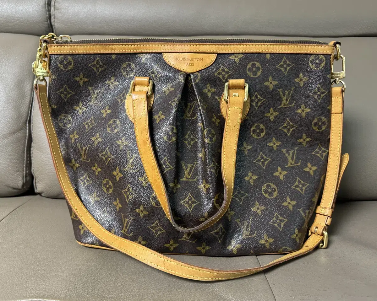 Louis Vuitton Monogram Palermo PM Tote Shoulder Bag