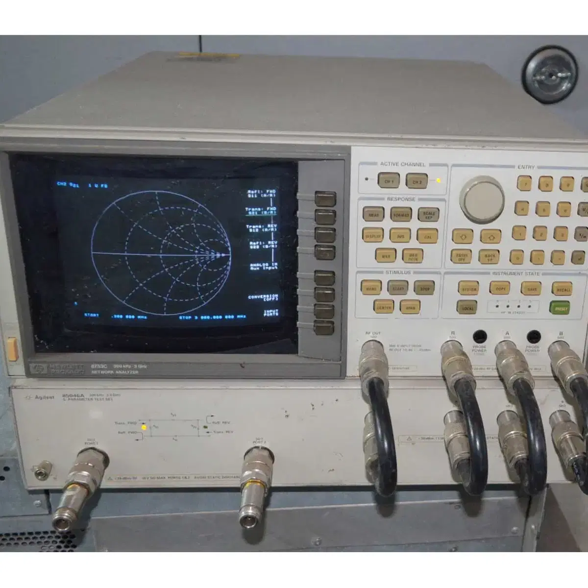 HP 8753C 300kHz-3Ghz Network Analyzer