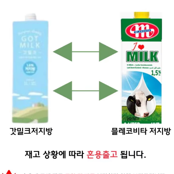 무료배송-수입 멸균우유 저지방 1L 12입 클레코비타/갓밀크 혼용출고