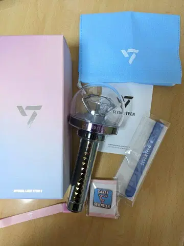 세븐틴 펜라이트 공식 응원봉 FC 핑거링 배치