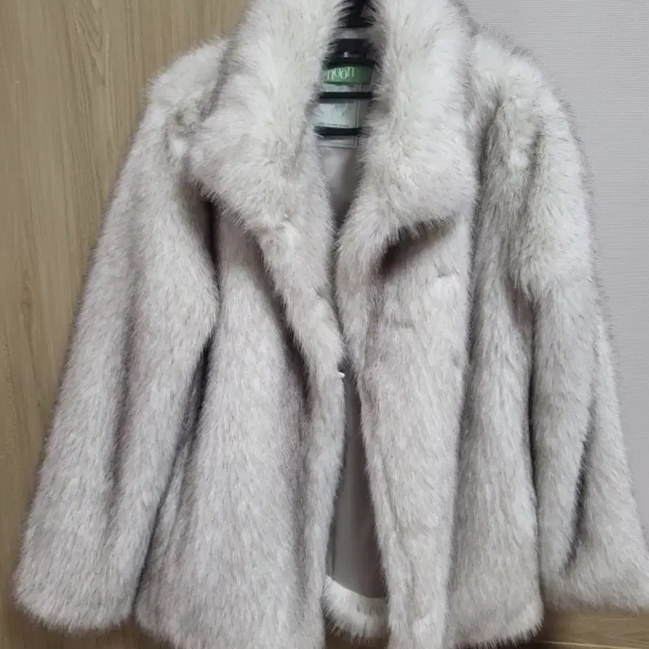 시눈 퍼자켓 heavy mix fur jacket ( ivory )