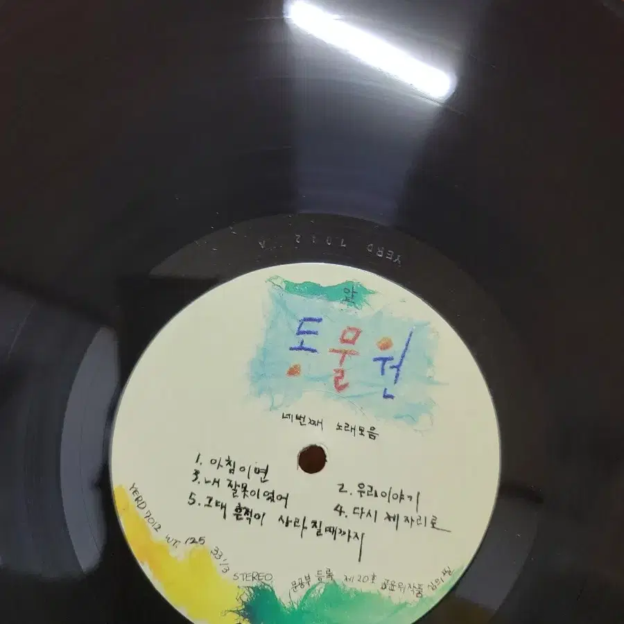 동물원 4집 lp