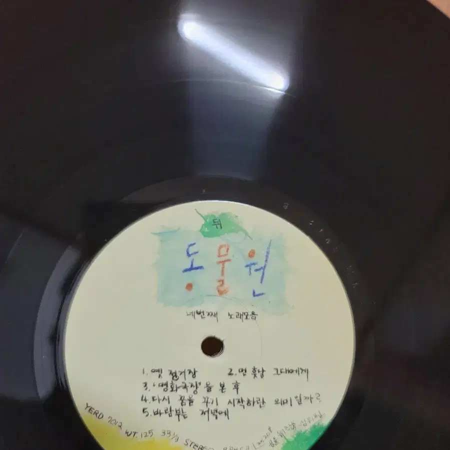 동물원 4집 lp