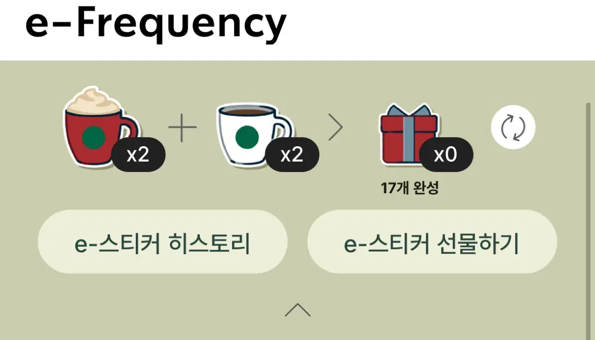 스타벅스 프리퀀시 미션,일반 판매합니다 :)