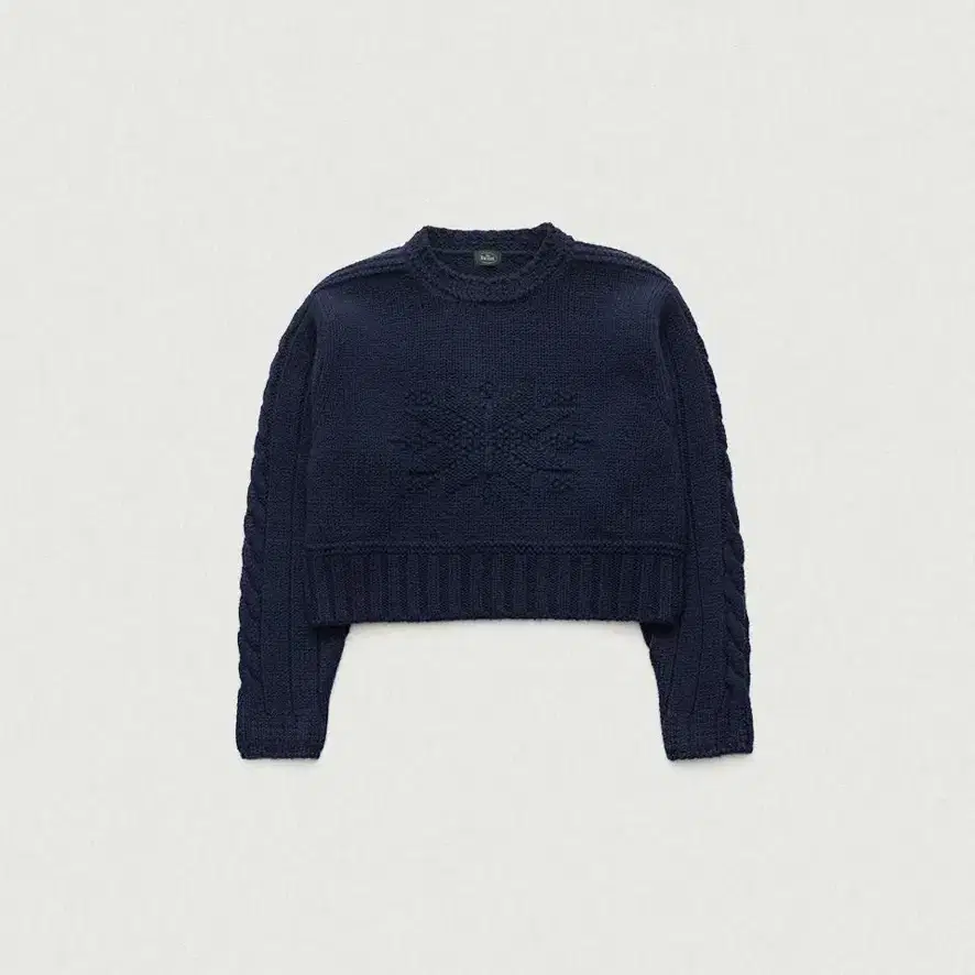 더바넷 snow crystal knit sweater