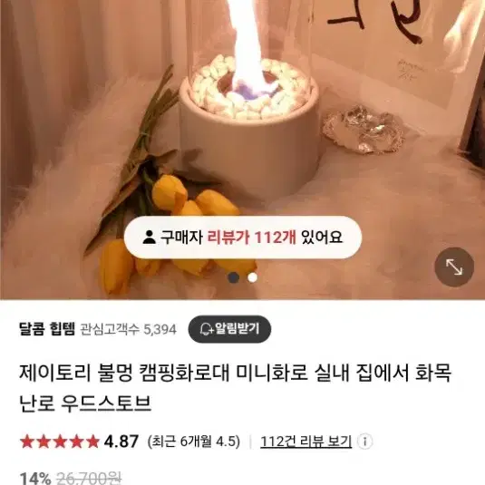 불멍 에탄올난로