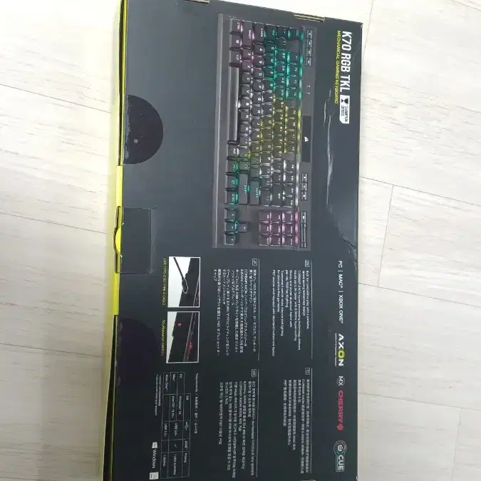 커세어 K70 RGB TKL 챔피언시리즈 스피드은축