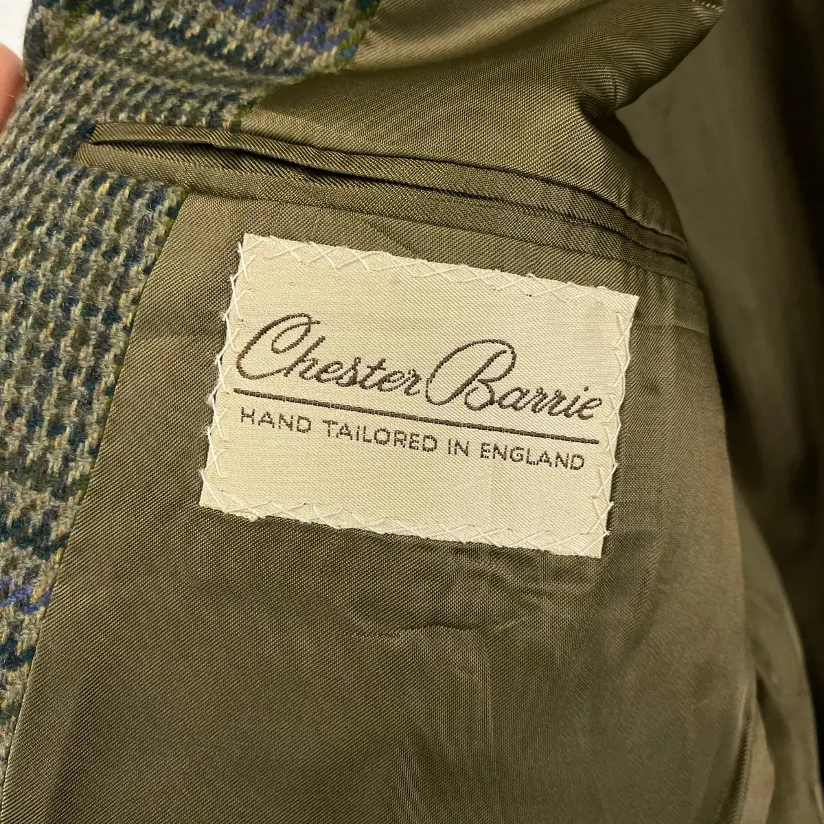 빈티지 CHESTER BARRIE 퓨어 캐시미어 자켓