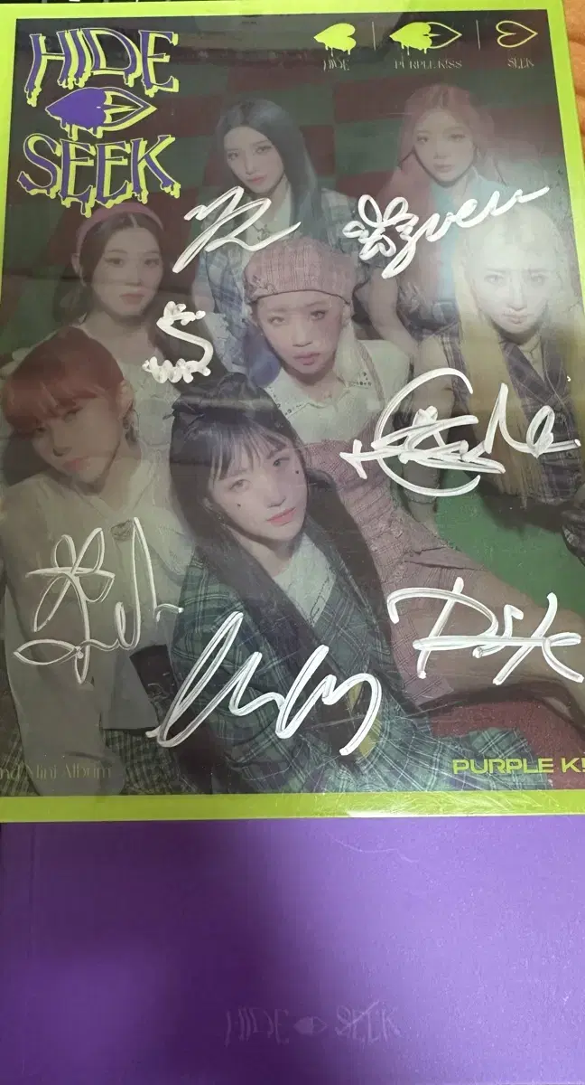 퍼플키스 purplekiss signed album 싸인 앨범 비매