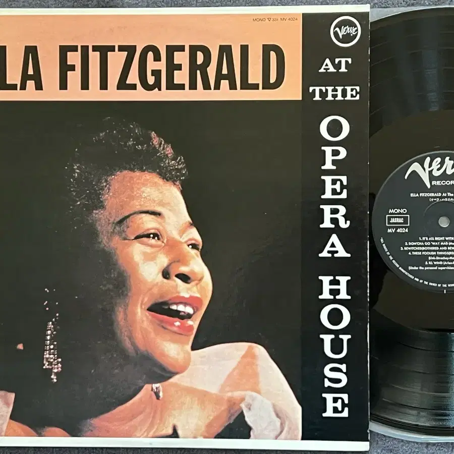 LP : Ella Fitzgerald At The Opera House