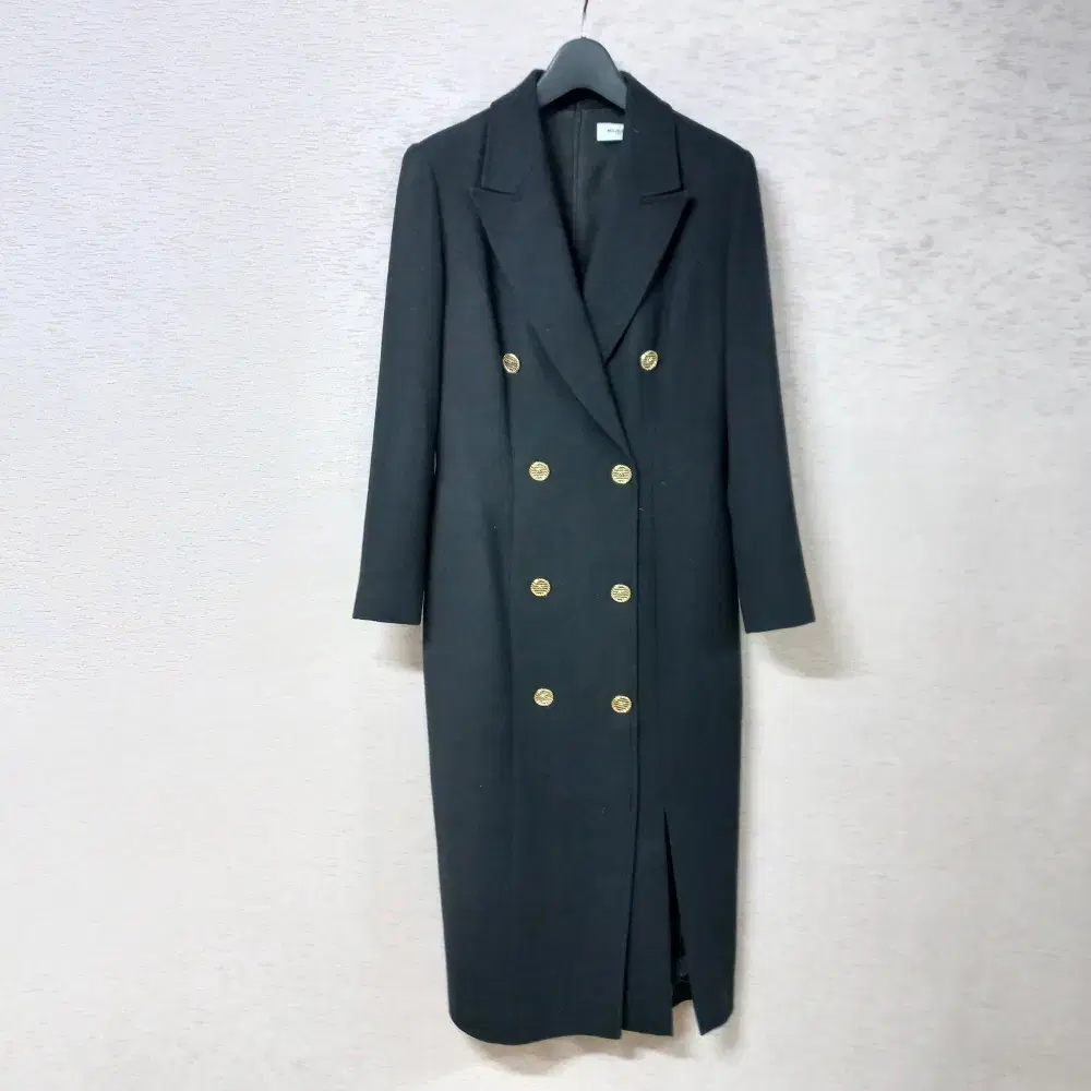 12-14/mojoespin black front-trimmed long ONEPIECE WOMEN