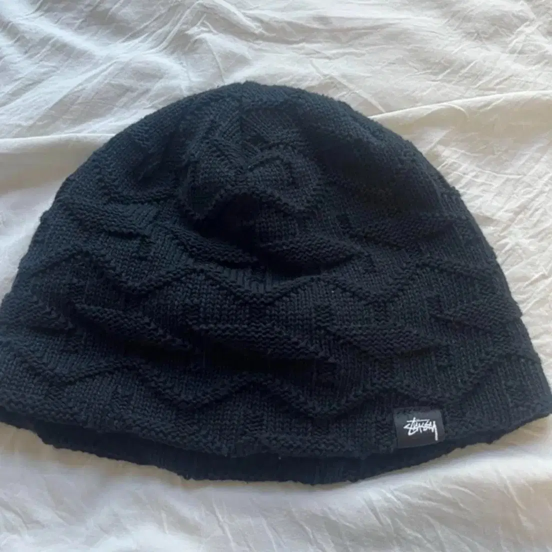 스투시 비니 STRAND SKULL CAP 블랙