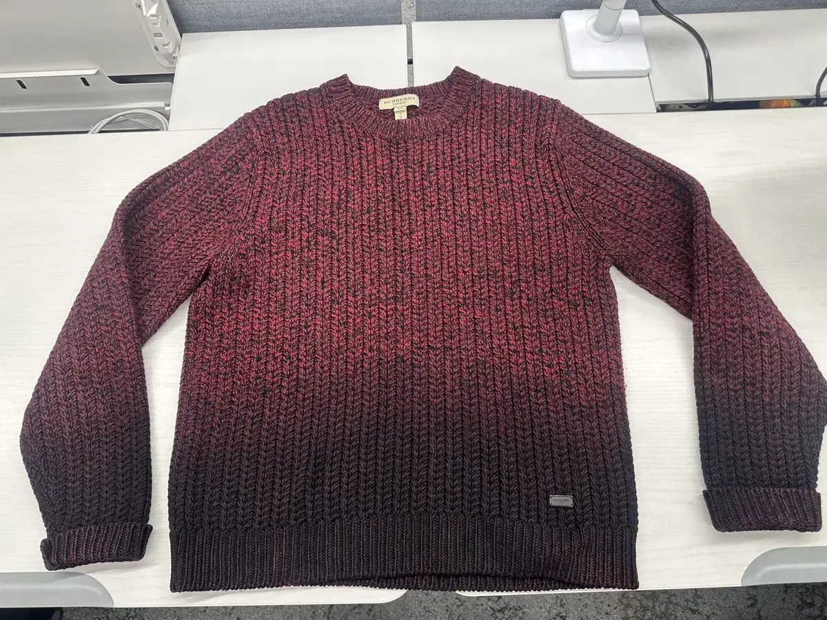 Burberry Gradient Red Knit L