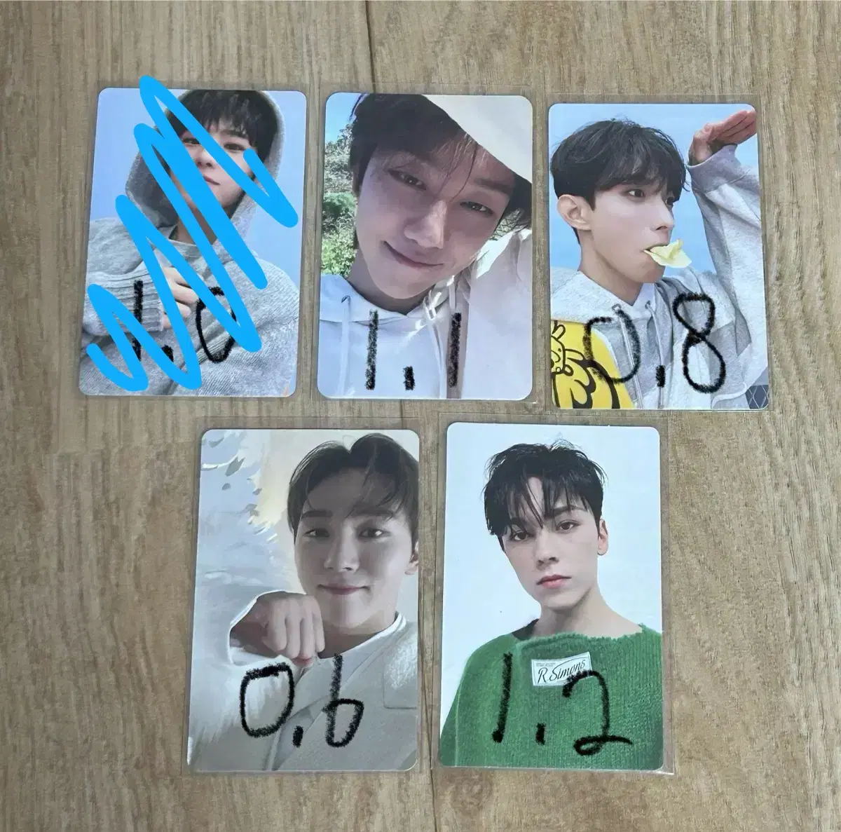 세븐틴 부석순 포카 양도 판매 svt bss photocard