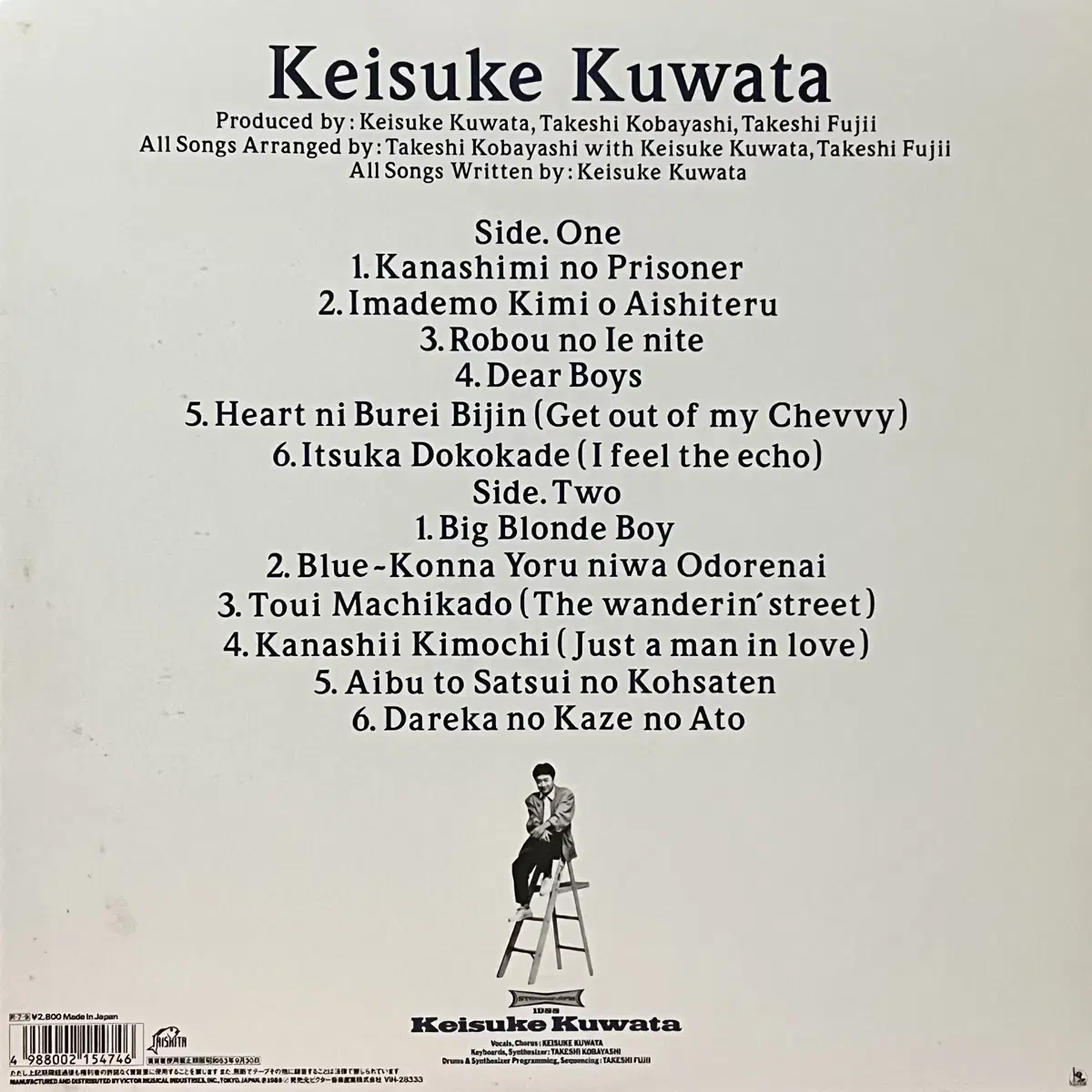 시티팝LP 쿠와타 케이스케 -Keisuke Kuwata 사잔 올스타즈