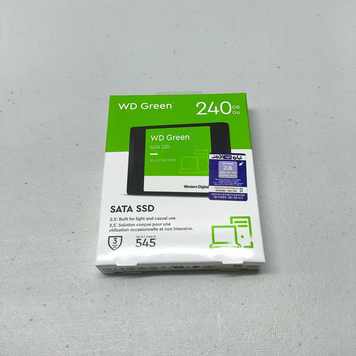 WD 그린 250GB SSD 미개봉 신품 박스