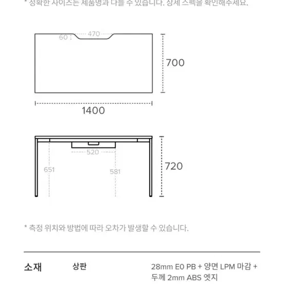 데스커 컴퓨터책상 DSDBB1407(1400)