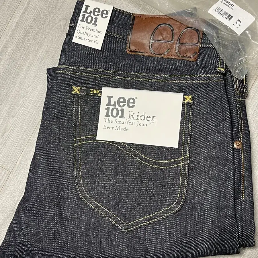 Lee 101 dry selvage rider 32/32 13.75