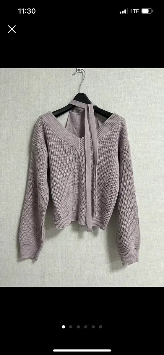 A-land Mauve Knit Tee