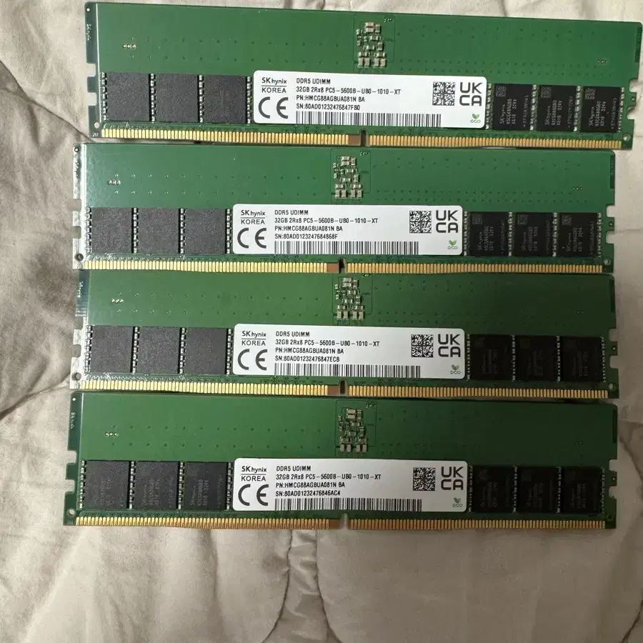 SK하이닉스 DDR5 5600 32*4 128gb (081N A다이 언락