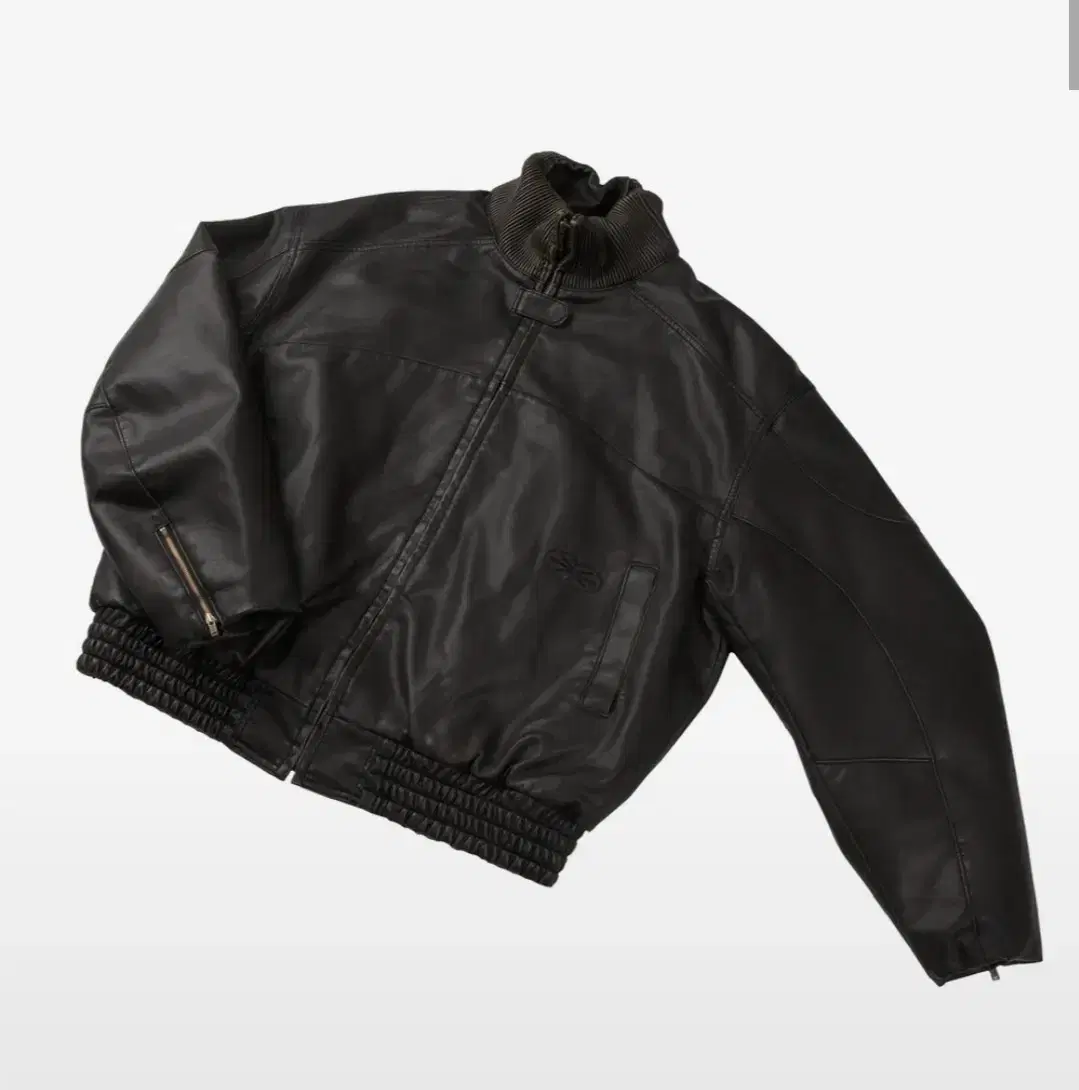 이알티알 Vintage Leather Biker Jacket