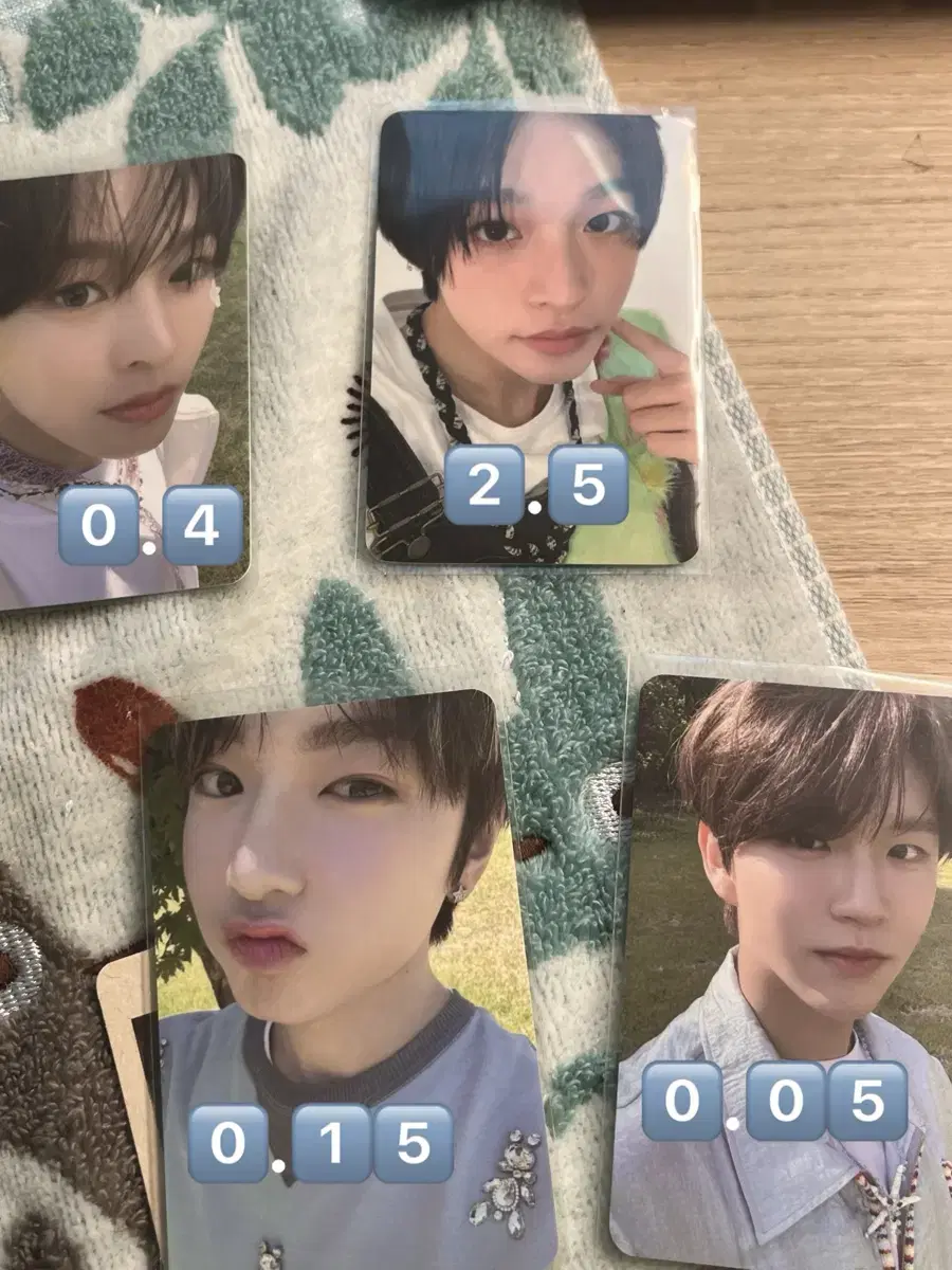 NCT wish riku Jaehee Sakuya Songbird with muu unreleased photocard Alpo