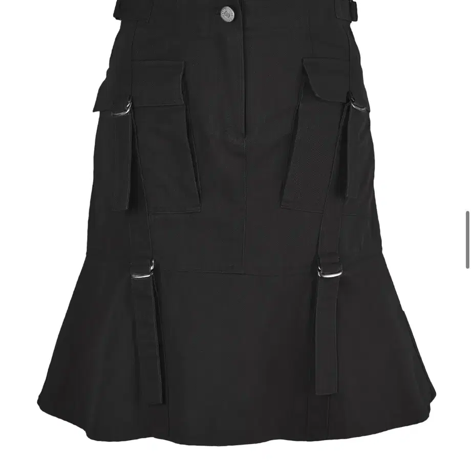 세릭 카고 스커트 (STRAP FLARED CARGO SKIRT)