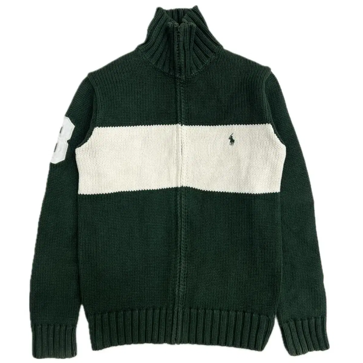 Polo Ralph Lauren Green Knit Zip-Up Women's Women's Recommended