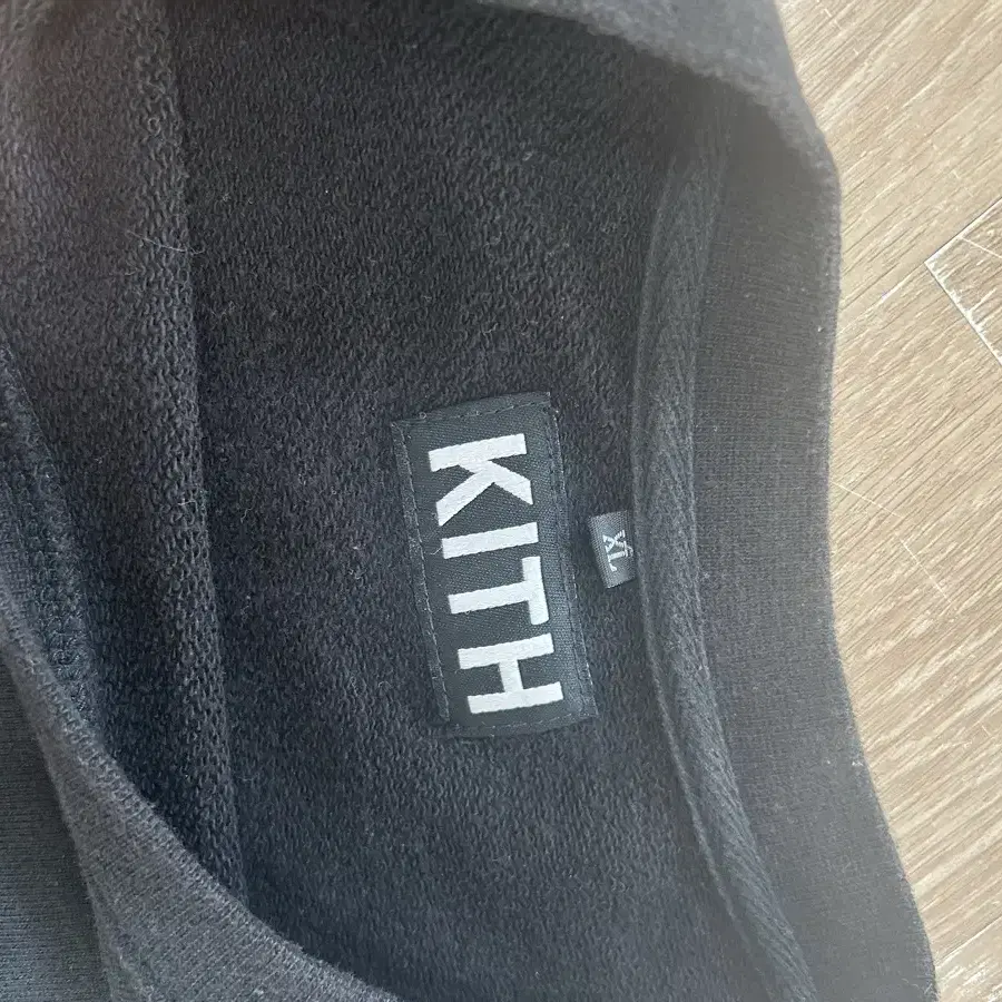 kith 반반 맨투맨 xl 블랙